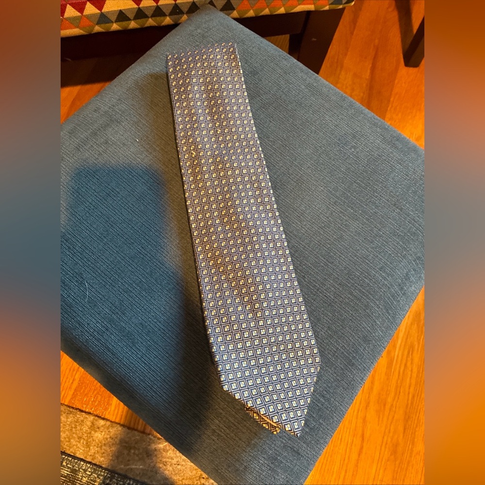 Christian Dior 100% silk tie handmade in France